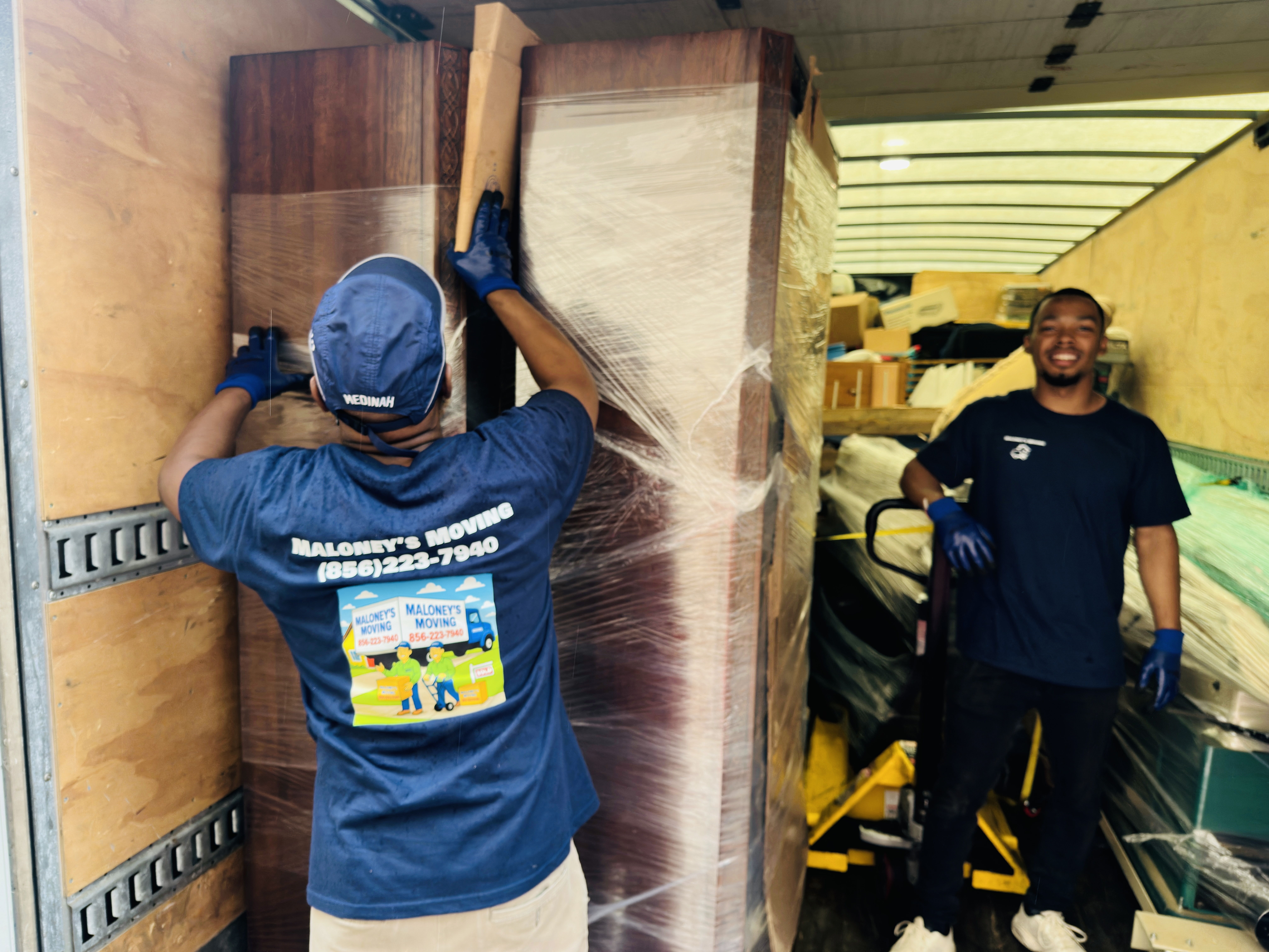 Person packing boxes for a move