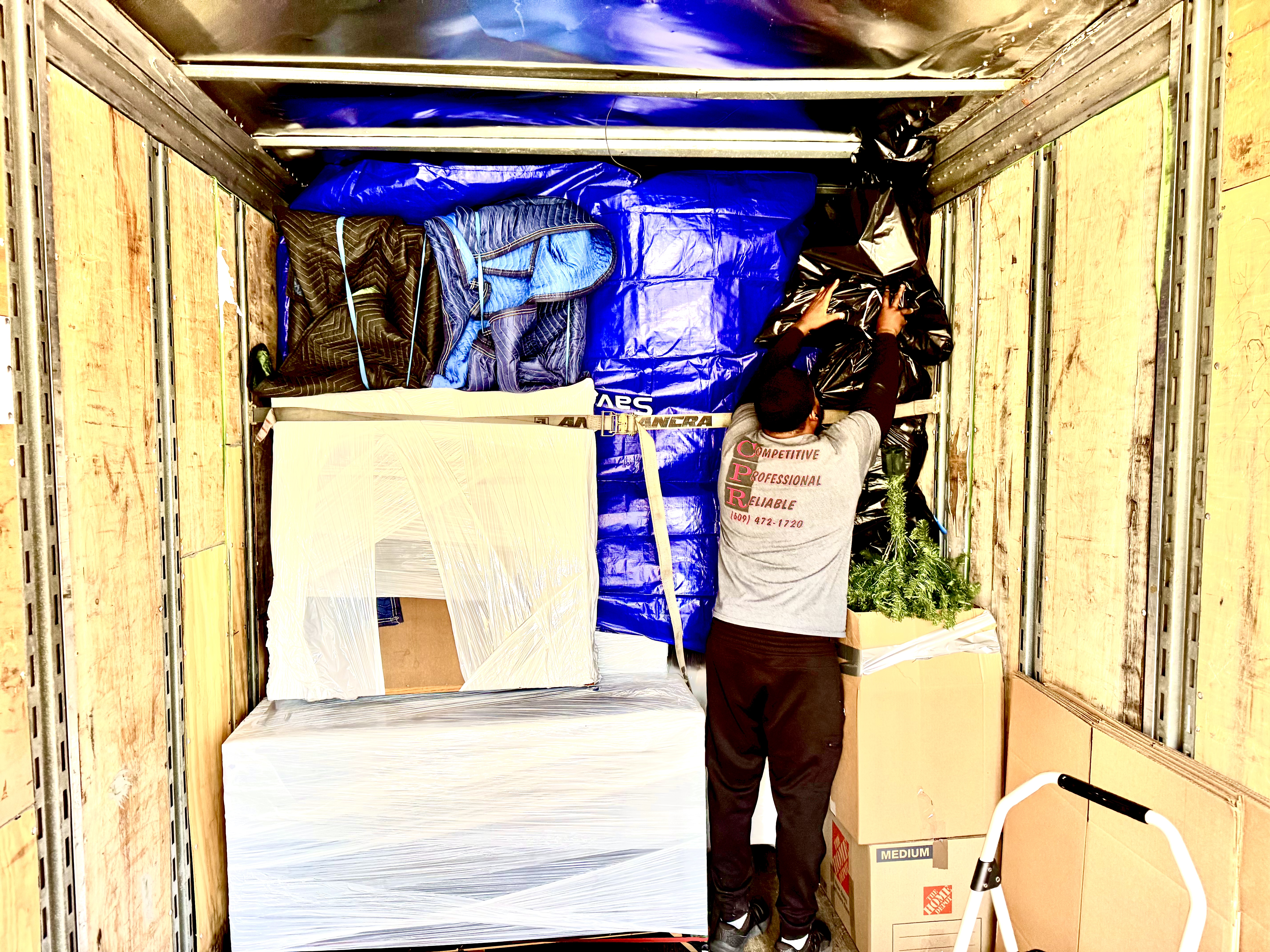 Complete furniture protection service with blankets and wrapping - Maloney's Moving